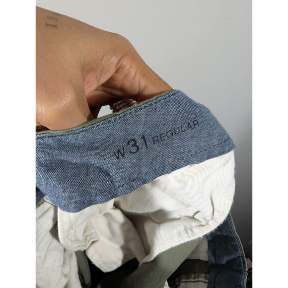 J. Crew Mens Green Tapered Regular Chino Joggers Pants Sz 31 Preppy Academia - Picture 7 of 10